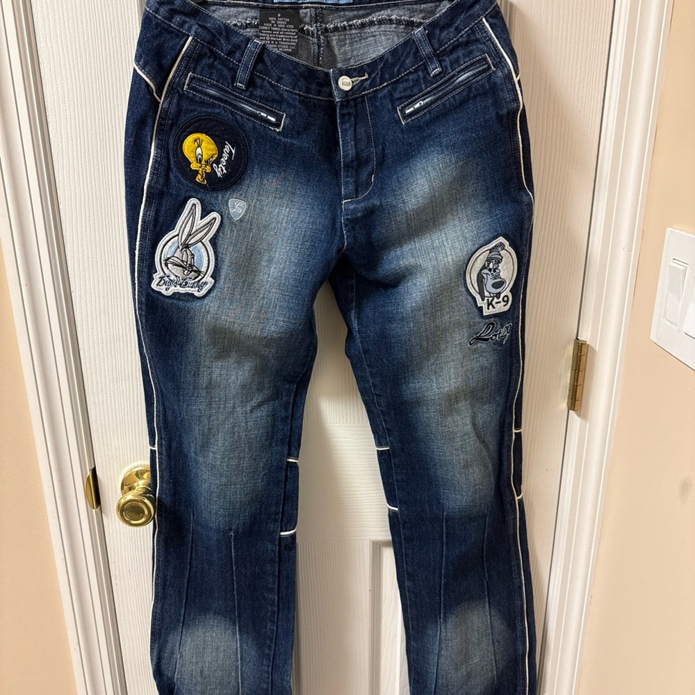 Warner Bros. Women's Flare Jeans - Blue